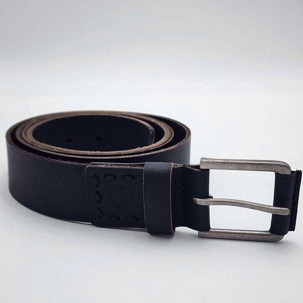 Timberland Men's Belt Size 48 Dark Brown Genuine Leatherβ Casual Pull-Up Jean